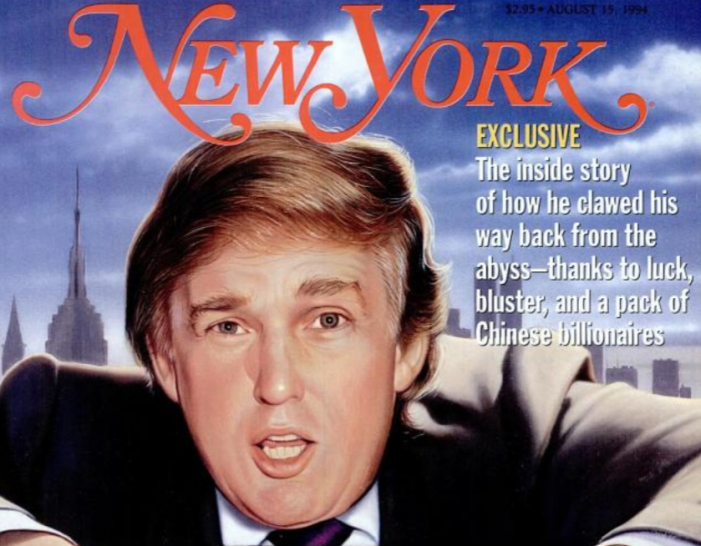 NYMag: From the vault. How the Chinese rescued Donald Trump
