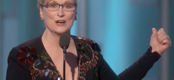 THR: Golden Globes: Meryl Streep Talks Immigration, Takes Aim at Donald Trump in Passionate Speech