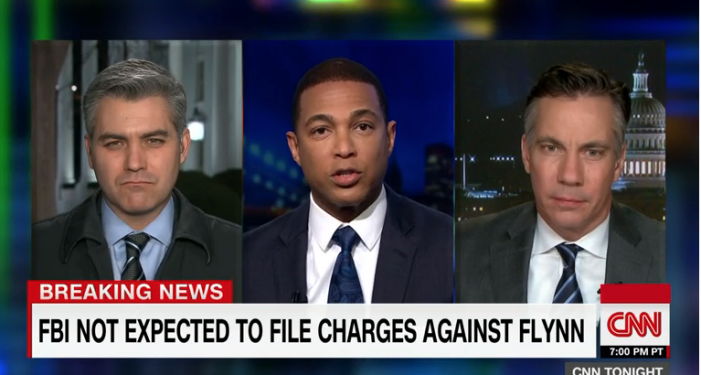 CNN: FBI Not Expected To File Charges Against Flynn. Trump aides were in constant touch with senior Russian officials during campaign.