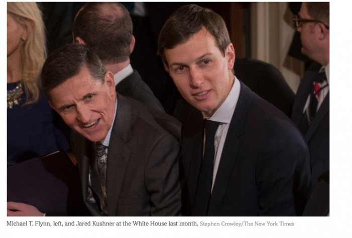 NYT: Kushner and Flynn Met With Russian Envoy in December, White House Says