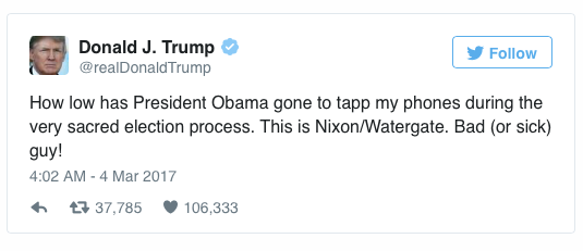 CNN: Trump’s baseless wiretap claim
