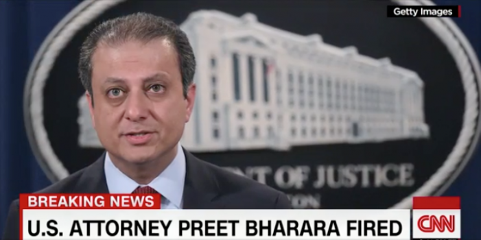 CNN: U.S. Attorney Preet Bharara fired in standoff with Trump