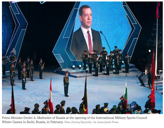 NYT: Kremlin Critic Says Russian Premier, Dmitri Medvedev, Built Property Empire on Graft