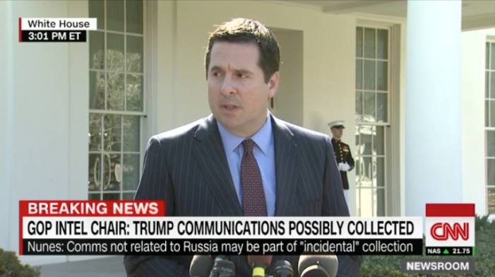 CNN: House Intel chairman: Trump’s personal communications may have been collected