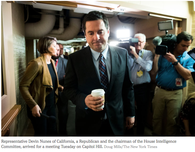 NYT: 2 White House Officials Helped Give Nunes Intelligence Reports