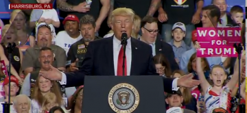 NYT: Trump Savages News Media at 100th Day Rally. CNN: Former WH Adviser David Gergen calls it “the most divisive speech I’ve ever heard from a sitting U.S. President”