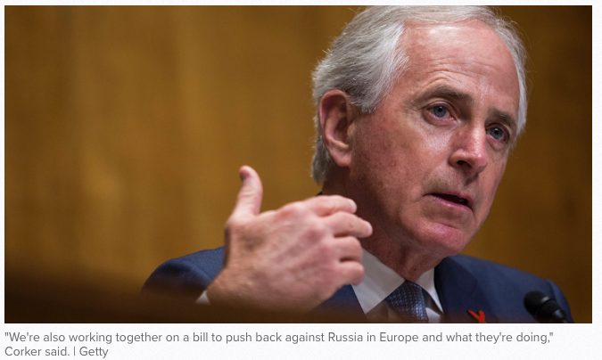 Politico: Corker: ‘We’re not going to do a Russia sanctions bill’