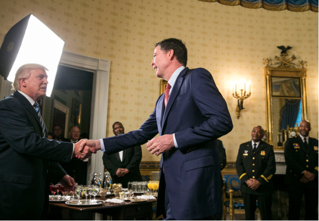 NYT: In a Private Dinner, Trump Demanded Loyalty, Comey Demurred